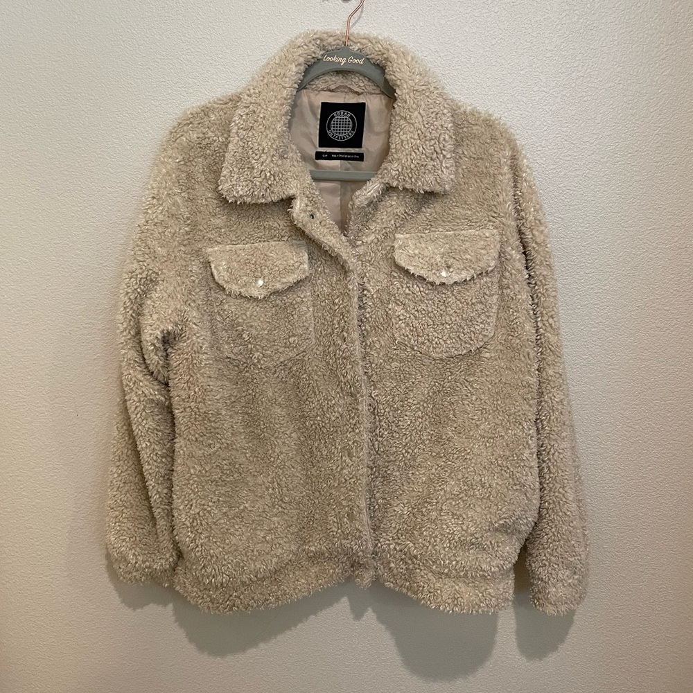 Urban Outfitters Sherpa Oversized Shacket